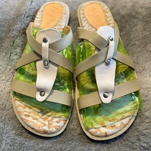 Naya Zephyr Taupe Sandals NIB